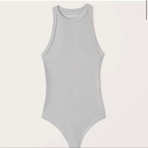 A&F Abercrombie & Fitch Ribbed Scuba Bodysuit